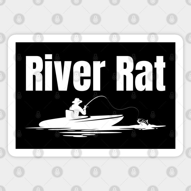 River Rat Magnet by HobbyAndArt